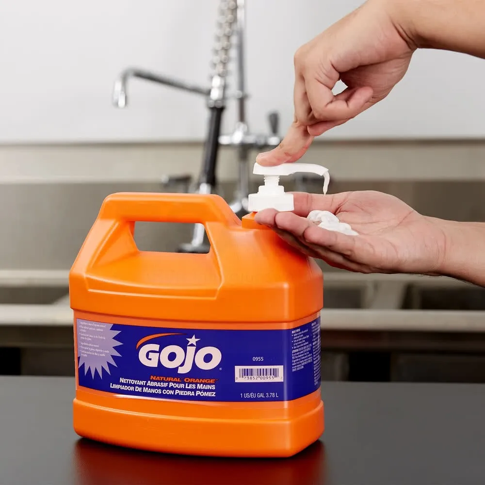 Gojo น้ำยาล้างมือขจัดคราบแบบขวดฝาปั้ม รุ่น 0955-04 ขนาด 1 แกลลอน - Image 4