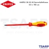 KNIPEX 98 20 65 ไขควงกันไฟหัวแบน 6.5x150 มม. - Image 3