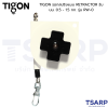 TIGON รอกสปริงแบบ RETRACTOR รับ นน. 0.5 - 1.5 กก. รุ่น RW-0 - Image 2