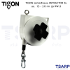 TIGON รอกสปริงแบบ RETRACTOR รับ นน.  1.5 - 3.0 กก. รุ่น RW-3 - Image 2
