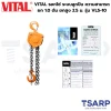 VITAL รอกโซ่ ระบบลูกปืน ความสามารถยก 1.0 ตัน ยกสูง 2.5 ม. รุ่น VL5-10 - Image 3