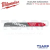 MILWAUKEE ใบเลื่อยซอว์ซอลตัดโลหะ 9" ฟันคาร์ไบด์ 8 TPI (1 ใบ) รุ่น 48-00-5202 - Image 2