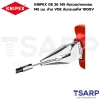 KNIPEX 08 26 145 คีมรวมปากแหลม เคลือบโครม 145 มม. ด้าม VDE กันกระแสไฟ 1000V - Image 2