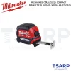 MILWAUKEE ตลับเมตรรุ่น COMPACT MAGNETIC 8 เมตร/26 ฟุต รุ่น 48-22-0626 - Image 2