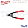 MILWAUKEE คีมถ่าง-หุบแหวน 2in1 ปากงอ 45 องศา ขนาดกลาง รุ่น 48-22-6534 - Image 2