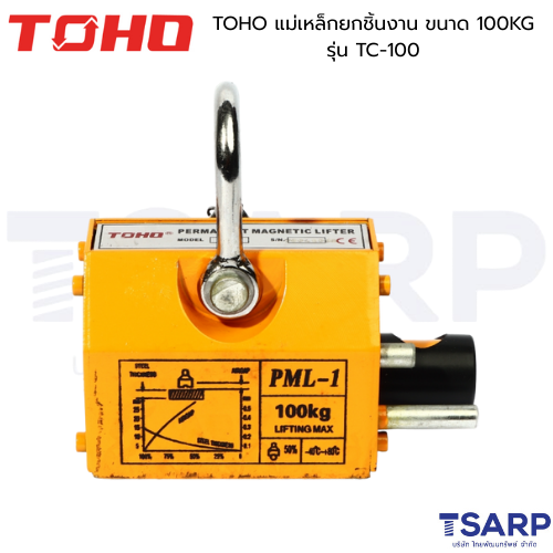TOHO แม่เหล็กยกชิ้นงาน ขนาด 100KG รุ่น TC-100