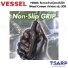 VESSEL ไขควงด้ามไม้ Wood Compo ปากแบน ตอกไม่ได้ รุ่น 300 - Image 2