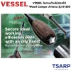 VESSEL ไขควงด้ามไม้ตอกได้ Wood Compo ปากแบน รุ่น B-330 - Image 2