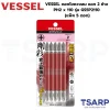 VESSEL ดอกไขควงลมแฉก 2 หัว PH2 x 110 รุ่น GS5P2110 แพ็ค 5 ดอก - Image 2