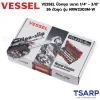 VESSEL บ๊อกชุด ขนาด 1/4" - 3/8" 36 ตัวชุด รุ่น HRW2303M-W - Image 3