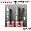 VESSEL บ็อกหกเหลี่ยมปรับเอียงได้ ดอกไขควงลูกบล็อกสั้นเอียง รุ่น WSA ขนาด 8 - 24 มม. - Image 3