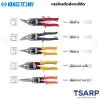 KING TONY กรรไกรตัดสังกะสีตัดซ้าย ยาว 248 มม. สีแดง รุ่น 74010