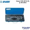UNIOR 190-12P24 บ๊อกชุด 1/2นิ้ว-12P-24 ชิ้น #10-32 ในกล่องเหล็ก (190-S24)
