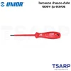 UNIOR 613VDE ไขควงแฉก #2x4นิ้ว ด้ามแดง-กันไฟ1000Volt