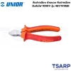 UNIOR 461/1VDEBI  คีมปากเฉียง 6.1/4นิ้ว ด้ามแดง คีมปากเฉียงส้มกันไฟ 1000V