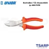 UNIOR 466/1VDE คีมปากเฉียง 7นิ้ว ด้ามแดงกันไฟ (466VDE)