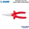 UNIOR 506/1VDEDP คีมปากแหลม 6.1/4นิ้ว ฉนวน 2 ชั้น กันไฟฟา 1000Volt (506DPVDE)
