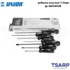 UNIOR 607CS7CR ชุดไขควง แบน-แฉก 7 ตัวชุด