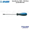 UNIOR 621/1TBI-TX15 ไขควงท๊อก มีรู TORX - TX15 ฟ้าเทา
