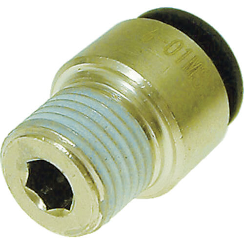 CHIYODA TSUSHO Touch Connector Five Male Connector with Hexagon Socket (F6-01MS)