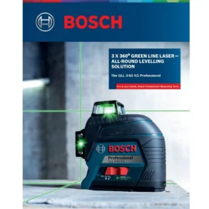 BOSCH เครื่องวัดระดับเลเซอร์แสงเขียว + ขาตั้ง 0601063zk0