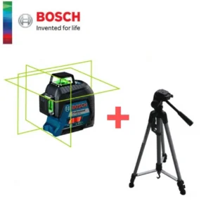 BOSCH เครื่องวัดระดับเลเซอร์แสงเขียว + ขาตั้ง
