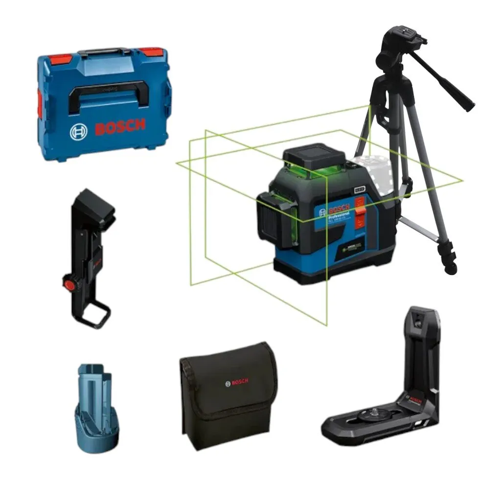 BOSCH GLL100-33CG+Tripod เครื่องถ่ายระดับเลเซอร์แสงสีเขียว