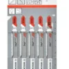 BOSCH 2608631010 T101A ใบเลื่อยจิ๊กซอว์ตัดอะคริลิค (5 ใบ/แพค)