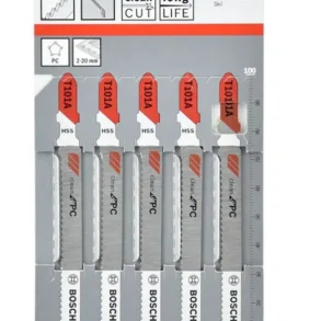BOSCH 2608631010 T101A ใบเลื่อยจิ๊กซอว์ตัดอะคริลิค (5 ใบ/แพค)