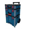 BOSCH กล่องเครื่องมือช่างพร้อมล้อลาก 3 ชิ้น/ชุด