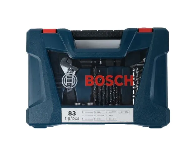 BOSCH อุปกรณ์เสริม V-line 83 ชิ้น Blue Set