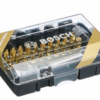 BOSCH ชุดดอกไขควง + หัวบล็อก + ด้ามฟรี 27 ตัว/ชุด