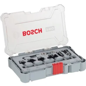 BOSCH ชุดดอกเร้าเตอร์แกน 1/4 นิ้ว