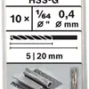 BOSCH 2608585433 ดอกสว่านเจาะเหล็กก้านกลม HSS-G