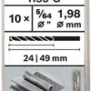 BOSCH 2608585437 ดอกสว่านเจาะเหล็กก้านกลม HSS-G