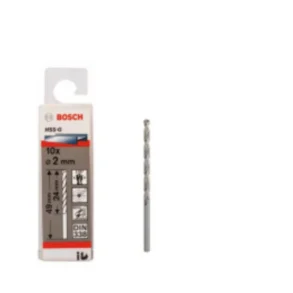 BOSCH 2608585442 ดอกสว่านเจาะเหล็กก้านกลม HSS-G ขนาด 5/32 นิ้ว 4.0 มม. (10 ดอก/แพค)