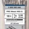 BOSCH ดอกสว่านเจาะเหล็กก้านกลม HSS-G 2608585446