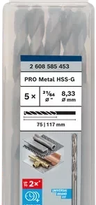 BOSCH 2608585453 ดอกสว่านเจาะเหล็กก้านกลม HSS-G