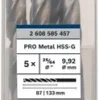 BOSCH 2608585457 ดอกสว่านเจาะเหล็กก้านกลม HSS-G