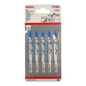 BOSCH 2608631032 T218A ใบเลื่อยจิ๊กซอว์ตัดเหล็ก (5 ใบ/แพค)
