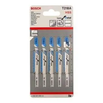 BOSCH 2608631032 T218A ใบเลื่อยจิ๊กซอว์ตัดเหล็ก (5 ใบ/แพค)