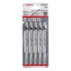 BOSCH 2608634994 T345XF ใบเลื่อยจิ๊กซอว์ตัดไม้โลหะ (5 ใบ/แพค)
