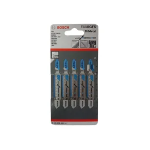 BOSCH 2608636442 T118GFS ใบเลื่อยจิ๊กซอว์ตัดสแตนเลส (5 ใบ/แพค)