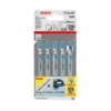 BOSCH 2608636699 T121AF ใบเลื่อยจิ๊กซอว์ตัดเหล็ก (5 ใบ/แพค)