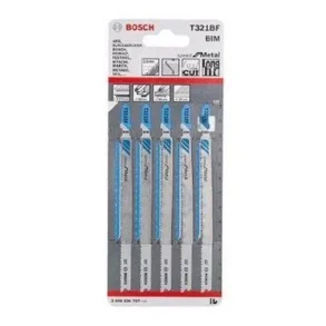 BOSCH 2608636707 T321BF ใบเลื่อยจิ๊กซอว์ตัดเหล็ก (5 ใบ/แพค)