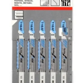 BOSCH 2608634505 T118AF ใบเลื่อยจิ๊กซอว์ตัดเหล็ก (5 ใบ/แพค)