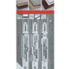 BOSCH 2608665073 T128BHM ใบจิ๊กซอว์ตัดลามิเนต ฟันคาร์ไบด์ (3 ใบ/แพค)