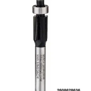 BOSCH 2608628636 ดอกเร้าเตอร์ ตรงปลายลูกปืน แกน 1/4 นิ้ว