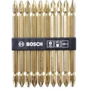 BOSCH 2608521043 ดอกไขควง สีทอง PH2-110 มม. (10 ดอก/แพค)