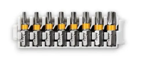 BOSCH 2608522415 ชุดดอกไขควง ยาว 25 มม. หัว Torx (T10-T40) 8 ชิ้น/ชุด